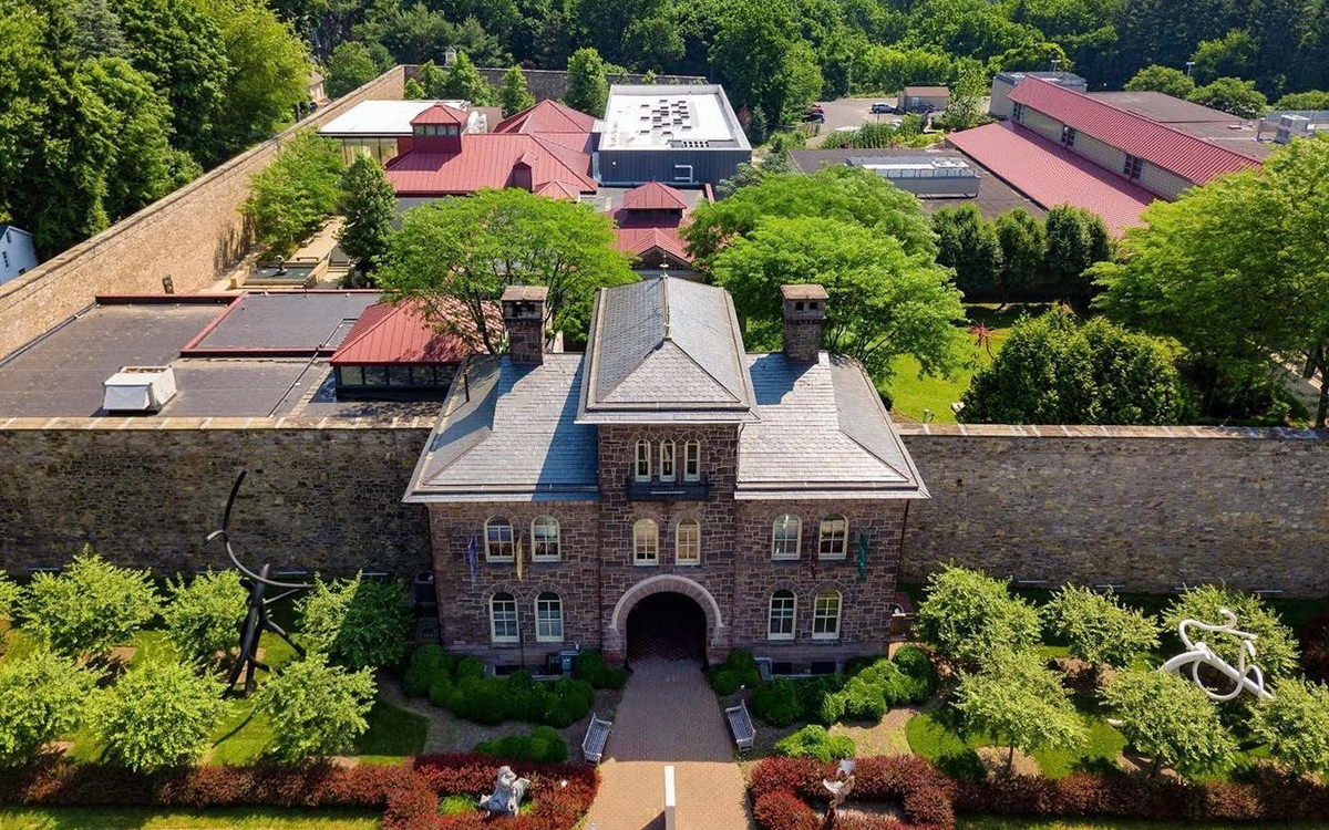 Aerial View of the Michener Art Museum